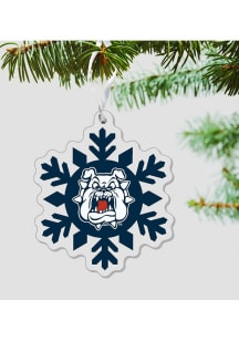 Ferris State Bulldogs Snowflake Ornament