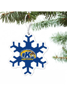 Kent State Golden Flashes Snowflake Ornament