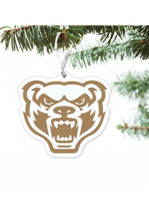 Oakland University Golden Grizzlies Mascot Ornament
