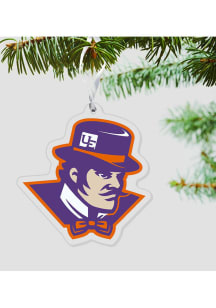 Evansville Purple Aces Mascot Ornament