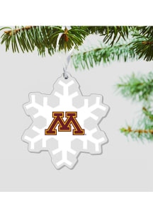 Minnesota Golden Gophers Snowflake Ornament