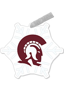 U of A at Little Rock Trojans Snowflake Ornament - Maroon