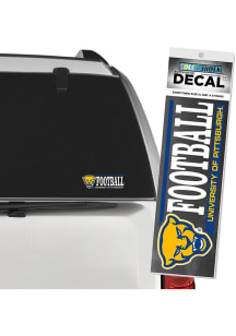 Yellow Pitt Panthers Football Decal