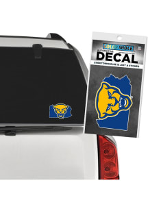 Yellow Pitt Panthers Mascot Decal