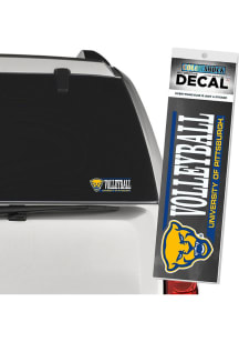 Yellow Pitt Panthers Volleyball Decal