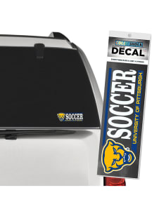 Yellow Pitt Panthers Baseball Decal