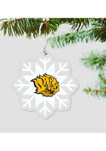 Arkansas Pine Bluff Golden Lions Snowflake Ornament