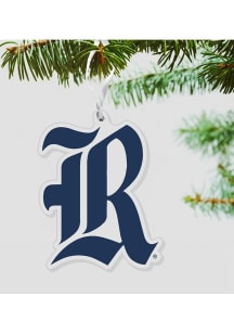 Rice Owls Logo Ornament - Blue
