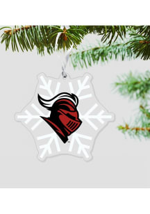 Red Rutgers Scarlet Knights Snowflake Ornament