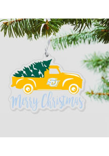 Southern University Jaguars Truck with Tree Ornament
