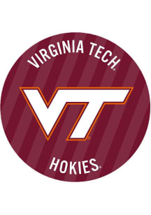 Virginia Tech Hokies Stripes 3in Button - Maroon