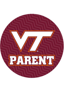Virginia Tech Hokies Parent 3in Button - Maroon