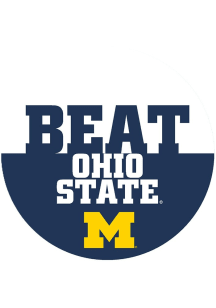 Blue Michigan Wolverines BEAT Ohio State 3in Button