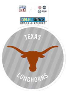 Texas Longhorns Stripes 3in Durable Stickers - Burnt Orange