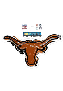 Texas Longhorns Justin Patten Main 3in Durable Stickers - Burnt Orange
