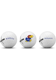 Kansas Jayhawks 3 Pack Golf Balls