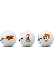 Oklahoma State Cowboys 3 Pack Golf Balls