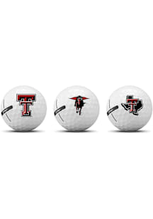 Texas Tech Red Raiders 3 Pack Golf Balls