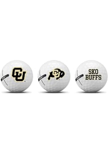 Colorado Buffaloes 3 Pack Golf Balls