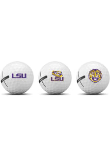 LSU Tigers 3 Pack Golf Balls