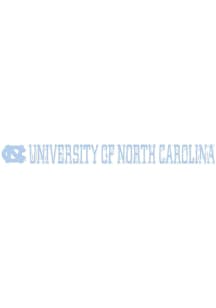 North Carolina Tar Heels Long Text Auto Strip - Light Blue