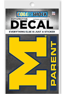 Michigan Wolverines Parent Auto Decal - Blue