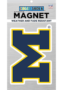 Michigan Wolverines 6in Main Mark Magnet