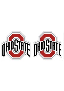Red Ohio State Buckeyes Mini Removable 2pk Decal