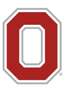 Ohio State Buckeyes Red 4in Main Mark Magnet