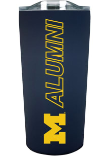 Navy Blue Michigan Wolverines 18oz Soft Touch Alumni Stainless Steel Tumbler