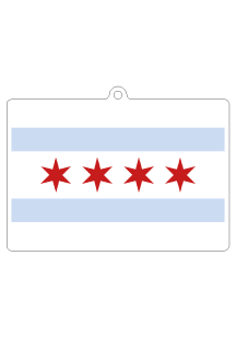 Chicago Flag Ornament