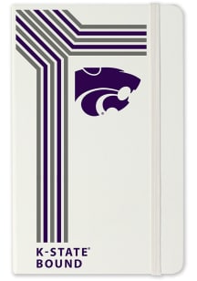 White K-State Wildcats School Bound team logo Notebook and Folder
