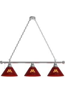 Minnesota Golden Gophers 3 Shade Billiard Lamp