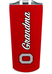 Red Ohio State Buckeyes 18oz Grandma Soft Touch Stainless Steel Tumbler