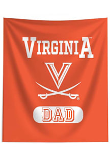 Virginia Cavaliers Dad 50x60 Tapestry Blanket