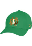 Under Armour Notre Dame Fighting Irish Mens Green Sideline Armourvent Stretch Flex Hat