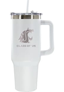 Washington State Cougars Class of 2025 40oz Stainless Steel Tumbler - White