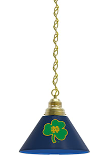 Notre Dame Fighting Irish Shamrock Single Gold Billiard Lamp