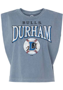 Summit Sportswear Durham Bulls Womens Navy Blue Homerun Tank Top