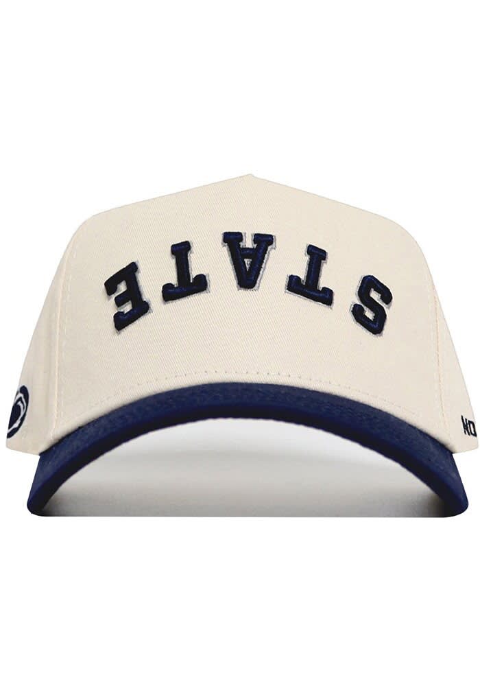 Penn State Nittany Lions Baseball Hat - Distressed Cotton, Adjustable Leather Strap, Officially Licensed