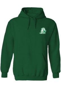 Womens Oregon Ducks Green Vive La Fete Impressions Hooded Sweatshirt