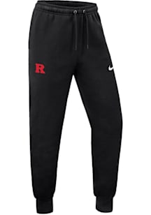 Mens Rutgers Scarlet Knights Black Nike Club Fleece Sweatpants