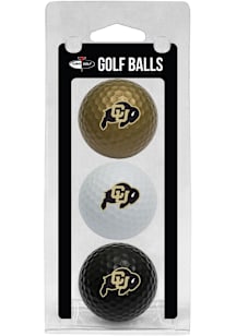 Colorado Buffaloes 3 Pack Golf Balls