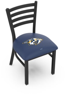 Nashville Predators Stationary Black Wrinkle Finish Pub Stool - Black