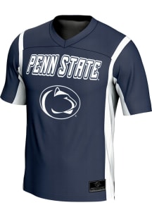 Mens Penn State Nittany Lions Navy Blue ProSphere Rival Football Jersey