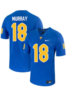 Rashan Murray Nike Mens Blue Pitt Panthers NIL Name And Number Football Jersey