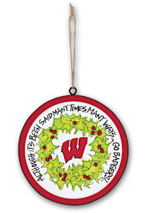 Wisconsin Badgers Metal Decor