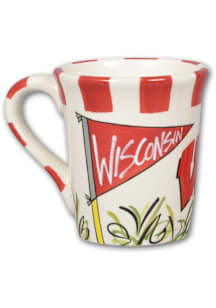 Wisconsin Badgers Pennant Ceramic Mug -
