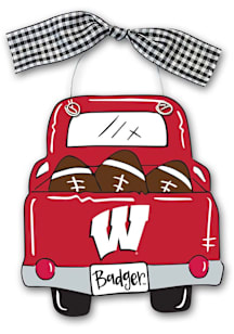 Wisconsin Badgers Truck Ornament -