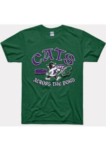 K-State Wildcats Green Charlie Hustle Aer Lingus College Football Classic Short Sleeve Fashion T S..